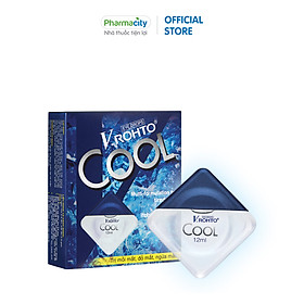 Thuốc nhỏ mắt V.Rohto Cool làm dịu mắt, giúp giảm mỏi mắt 12ml