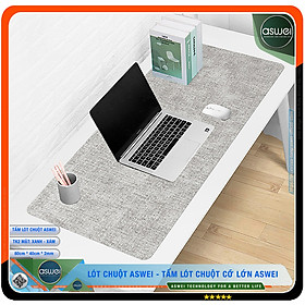 Mua Lót Chuột ASWEI AS39 80x40 - Pad Chuột ASWEI Chất Liệu Da PU Cao Cấp  - Miếng Lót Chuột ASWEI Sử Dụng 2 Mặt Tiện Lợi - Lót Chuột Cỡ Lớn Mềm Mại - Tấm Lót Chuột Chống Nhăn  Không Thấm Nước - Hàng Chính Hãng