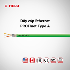 Dây cáp mạng Ethernet HELUKAT PROFInet type A PVC | Green | 2 x 2 x AWG 22/1