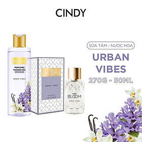 Combo Sữa Tắm Nước Hoa 270g & Nước Hoa 50ml Cindy Bloom Urban Vibes