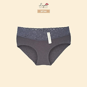 Quần Lót Nữ Lưng Cao LUPERI LU3QL744 Cạp Ren Dáng Bikini Thiết Kế Không Lằn Mông Mềm Mát Thông Thoáng An Toàn Cho Làn Da