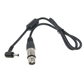 DC-4PXLR Power Cable for BMD URSA Mini Camera AC Adapter Charging Kit Wire