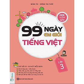 Sách - 99 ngày em giỏi Tiếng Việt lớp 3 - MC