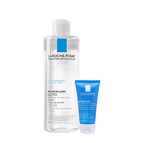 Hình ảnh Bộ sản phẩm nước tẩy trang làm sạch sâu giàu khoáng dành cho da nhạy cảm La Roche Posay Micellar Water Ultra Sensitive Skin