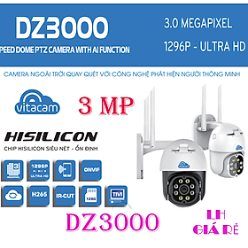 Mua CAMERA NGOÀI TRỜI VITACAM DZ3000 3.0MP- XOAY 355 độ-HÌNH ẢNH ULTRA HD