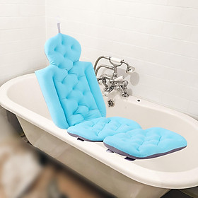 Bath Pillow Comfortable Bathtub Cushion Full Body Mat for SPA Bathroom