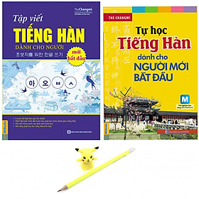 Nơi bán Combo Tự Học Tiếng Hàn Dành Cho Người Mới Bắt Đầu + Tập Viết Tiếng Hàn Dành Cho Người Mới Bắt Đầu (tặng kèm 1 gọt bút chì và 1 bút chì) - Giá Từ -1đ