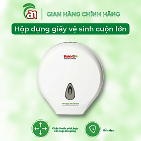 Hộp đựng giấy vệ sinh cuộn lớn, hộp đựng giấy vệ sinh nhà tắm hình giọt nước cao cấp PONYO - Thiên An Nam paper