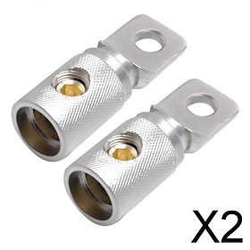 2x1 Pair of Wire Coupler Butt Clamp Connectors 0GA AWG Joiner Barrel Set Screw