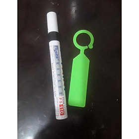 Mua Combo 100 thẻ nhựa cứng có móc ghi tên cây tiện lợi màu xanh lá