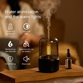 Đèn ngủ tạo ẩm xông tinh dầu Candlelight Essential Oil Aroma (Tặng kèm tinh dầu)