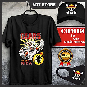 Combo Áo Thun In Hình Monkey D. Luffy Gear 5 One Piece Hải Tặc Anime Cực Ngầu, Cực chất Full Size