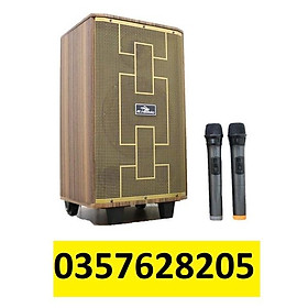 Mua Loa Kéo Di Động Kiomic K89 Thùng Gỗ Kèm 2 Micro Không Dây