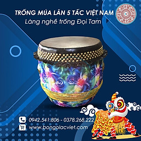 Mua Trống múa lân cổ truyền 5 tấc Việt Nam TML02