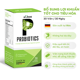 Viên Nang Hỗ Trợ Tiêu Hóa KUDOS PROBIOTICS (Hộp 30 Viên)