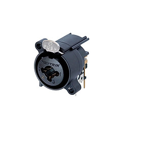Mua Jack âm canon 2IN1 (Canon Cái) Ngàm dọc có chốt bấm Neutrik NCJ6FA-H- Hàng Chính Hãng