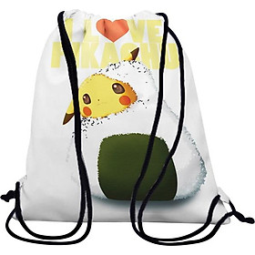 Túi rút Cơm nắm Pikachu - BDMA134