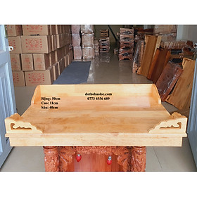 Mua Bàn thờ treo tường gỗ tràm bông vàng 50cm –vàng nhạt
