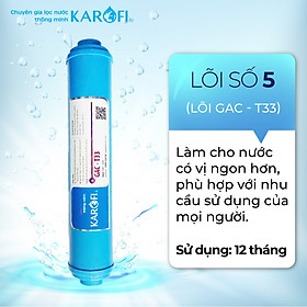Lõi Lọc RO KAROFI Số 5 - T33 GAC