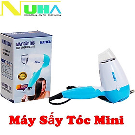 Máy Sấy Tóc Mini MATIKA 650W MTK-3312-Màu ngẫu nhiên-Hàng chính hãng