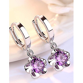Bông tai Nữ J8899 Hoa mẫu đơn sang Trọng quý Phái