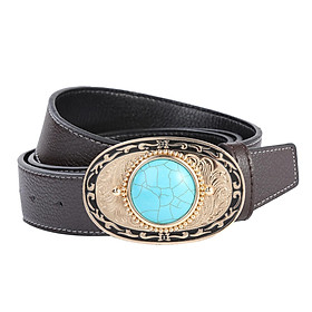 Retro Style Cowboy Belt Strap Women Buckle Leather Gift