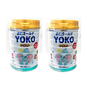 BỘ 2 LON SỮA BỘT GOLD YOKO 1 VINAMILK 350G ̣̣DÀNH CHO BÉ TỪ 0 - 1 Tuổi