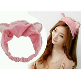 Băng Đô Rửa Mặt ,Tắm Hình Tai Mèo Cute