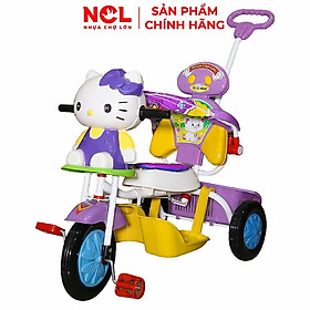 Xe 3 bánh Nhựa Chợ Lớn L5 hình Con Voi - Kitty ĐKBH (Có nhạc)