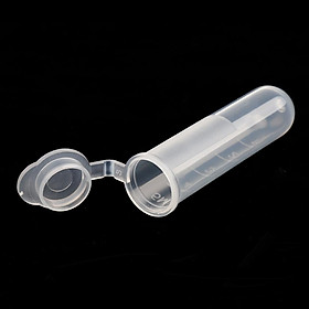 5ml 300pcs Clear Microcentrifuge Tubes Centrifuge Vials with Cap Clear