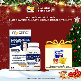 Thực Phẩm Chức Năng Progetic Glucosamine Sulfate 1500mg Hỗ Trợ Sức Khỏe Xương Khớp Người Lớn Date 04/2027
