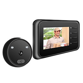 Doorbell Door Viewer Camera Door Peephole Door Camera Doorbell with Wireless Monitor Live View Available Digital Night Vision Photo Shooting Digital Door Monitoring for Home Security (shipped without battery)