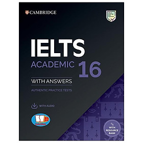 Hình ảnh Cambridge Ielts 16 Academic With Answers (Savina)