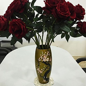 Mua Lọ hoa đào vàng HANDMADE 2343