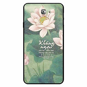 Ốp lưng in cho Samsung J5 Prime Mẫu Không Ngại Yêu