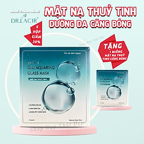 Mặt Nạ Thuỷ Tinh Dr Lacir - Glu Aquaring Glass Mask: Dưỡng Ẩm Da, Làm Sáng Da. Giảm Vết Thâm Nám