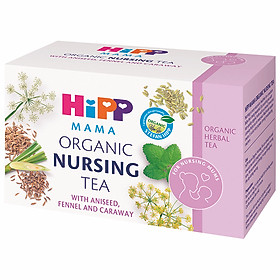 Trà thảo mộc hữu cơ HiPP Mama dành cho mẹ cho con bú - giúp bồi bổ cơ thể, giải khát và lợi sữa (30g/20 túi lọc/hộp)