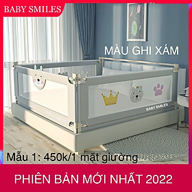 THANH CHẮN GIƯỜNG BABY SMILES PHIÊN BẢN NÂNG CẤP CHO BÉ NĂM 2022