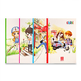 Vở 4 ly ngang 200 trang South Star Chibi 0746 (10 quyển)