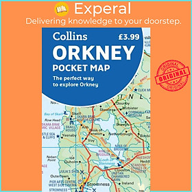 Sách - Orkney Pocket Map - The Perfect Way to Explore Orkney by Collins Maps (UK edition, paperback)