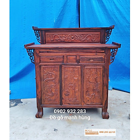 Mua Tủ thờ 2 tầng gỗ muồng