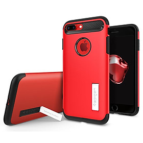 Ốp lưng dành cho Iphone 7/8 Plus Spigen Slim Armor - Hàng Chính Hãng