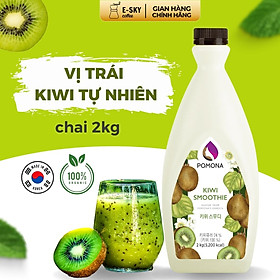 Mứt Kiwi POMONA Kiwi Smoothie Nguyên Liệu Pha Chế Hàn Quốc Chai 2kg