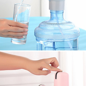 Bơm uống nước tự động bình - Bơm hút nước bình nước - Bơm nước mini có sạc - Bơm nước uống bình nước to đóng sẵn