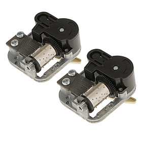 2pcs Wind Up Musical Movements Parts DIY For Music Box