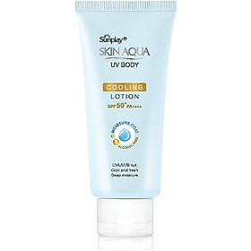 Kem Chống Nắng Dưỡng Thể Mát Lạnh Sunplay Skin Aqua Uv Body Cooling Lotion SPF 50+ Pa++++ (150G)