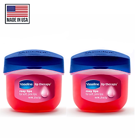 Combo 2 Son Dưỡng Môi Hồng Xinh Vaseline Lip Therapy Rosy Lip (7g)