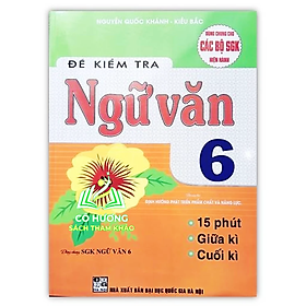 Sách - Đề kiểm tra ngữ văn 6