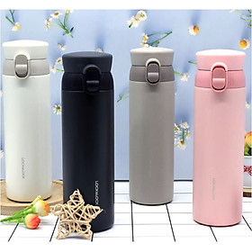 Bình giữ nhiệt locknlock LHC3240 Wannabe One Touch 450ml - thép không gỉ SUS316 - Hàng chính hãng