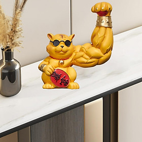 Resin Animal Statue Figurine Sculpture for Office Desktop